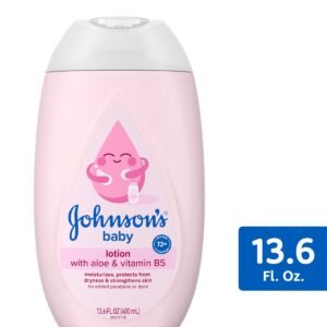 Johnson's Moisturizing Mild Pink Baby Lotion with Coconut Oil
