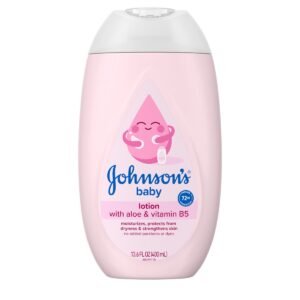 Johnson's Moisturizing Mild Pink Baby Lotion with Coconut Oil