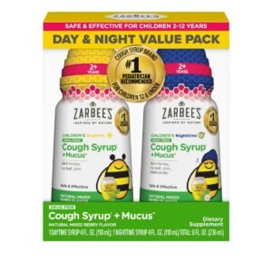 Zarbee's Kids' Cough + Mucus Day/Night with Honey