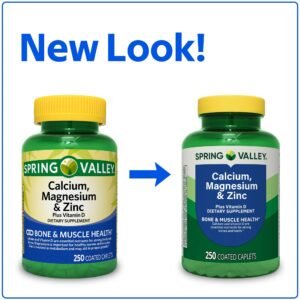 Spring Valley Calcium, Magnesium & Zinc with Vitamin D3, 250 Tablets - view 2
